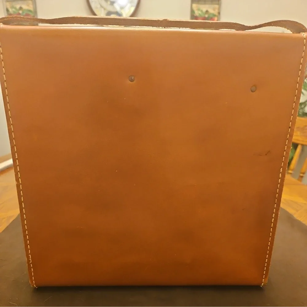 Vintage Polaroid Brown Carrying Hard Shell‎ Case With Snap Lock, Case Only